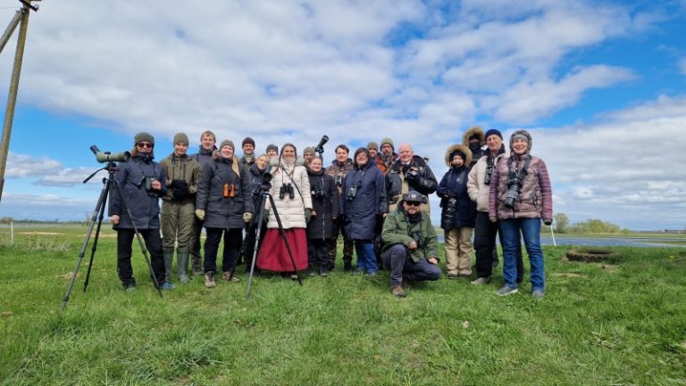 Mokymų dalyviai mokėsi pažinti žąsų rūšis