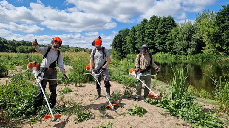 Nemuno upės saloje ties Lipliūnais atlikti gamtotvarkiniai darbai
