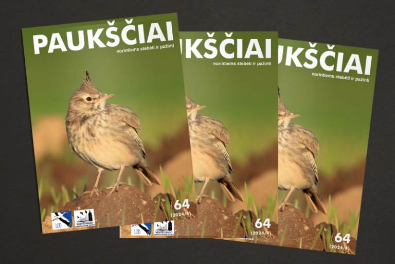 Pasirodė žurnalo „Paukščiai” 64 numeris