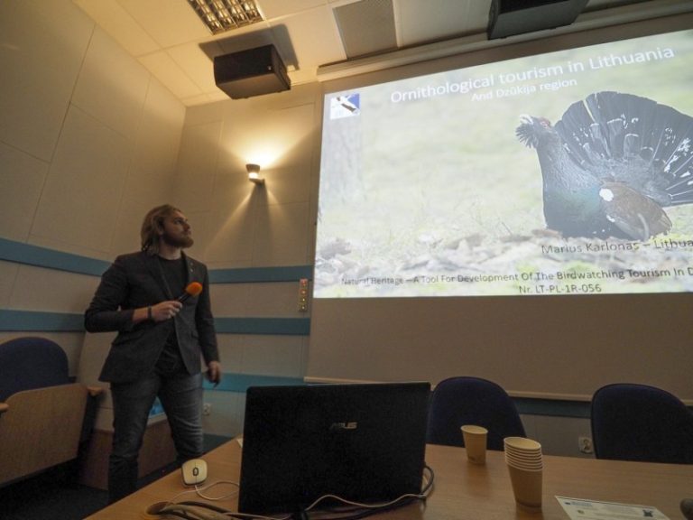 Biebžoje vykusiame renginyje LOD pristatė ornitologinio turizmo galimybes Lietuvoje