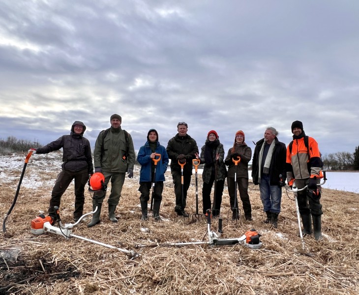 Krivėnų saloje atlikti gamtotvarkos darbai