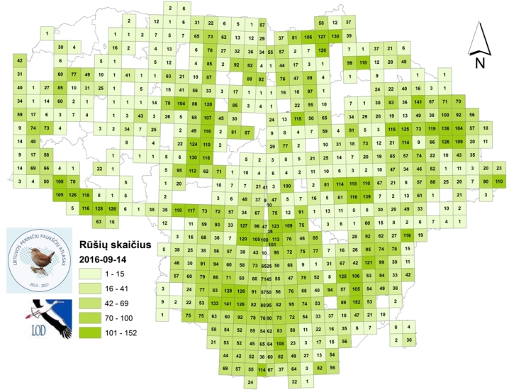 Kaip mums sekėsi pateikti 2016 m. LPPA stebėjimų duomenis?