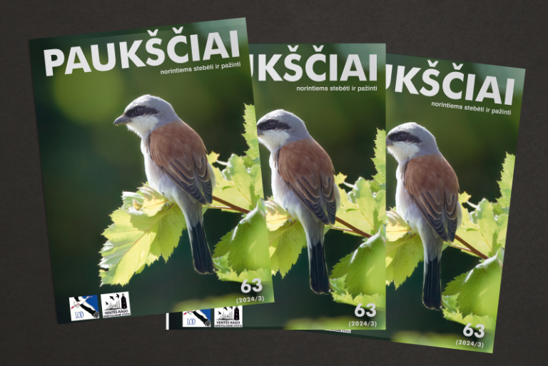 Pasirodė žurnalo „Paukščiai” 63 numeris