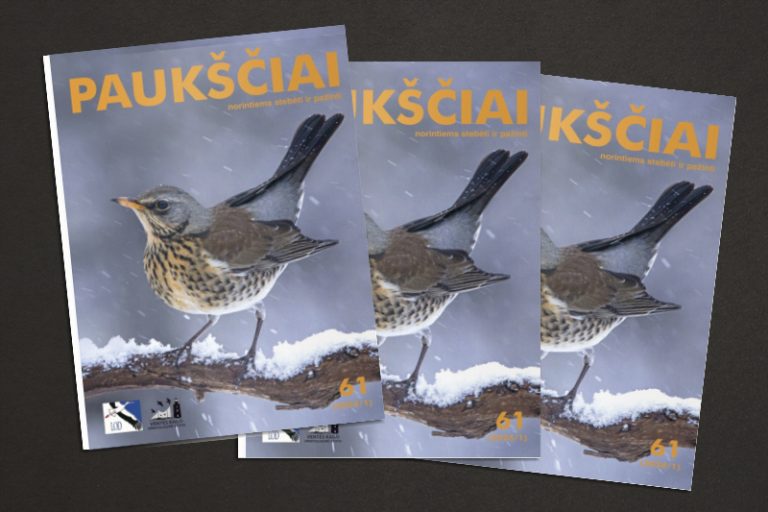 Pasirodė naujas žurnalo ,,Paukščiai” numeris
