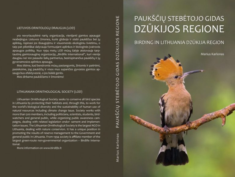 Išleistas paukščių stebėtojo gidas Dzūkijos regione