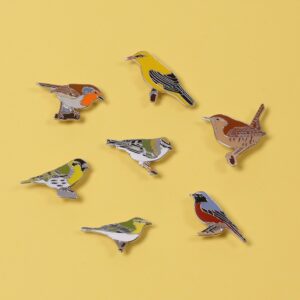 Ženkleliai "Miško giesmininkai" (Nr.7)