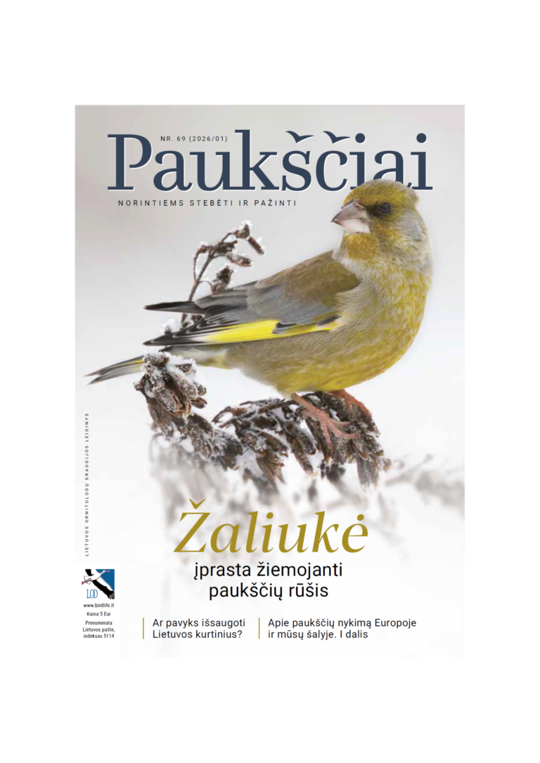 Kviečiame skaityti žurnalo „Paukščiai” 69 numerį!